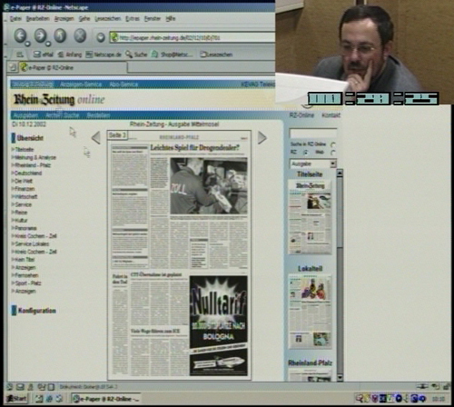 Screenshot aus dem Analysevideo Online
